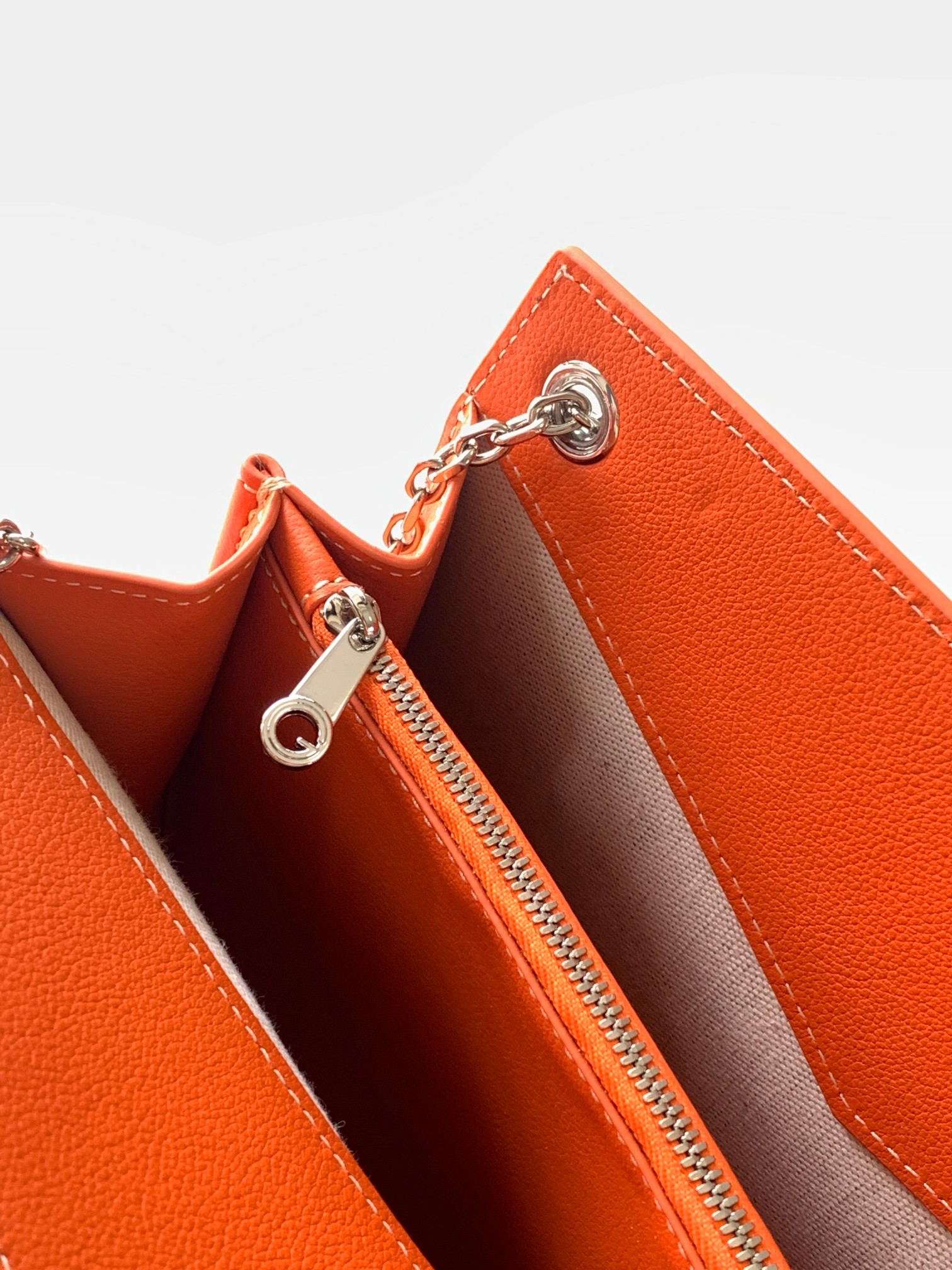 Rouette Structure PM Shoulder Bag In Orange